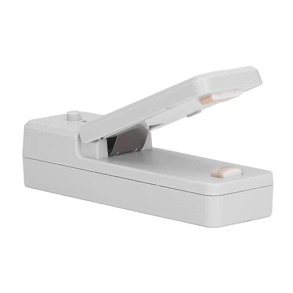 Mini Poseforsegler - Bærbar plastposeforseglingsmaskin for hjemmekjøkkenbruk - Grå, USB-lading, med magnet