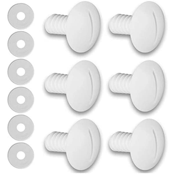 6-delt Polaris C-55 poolrenser plastnavskruesæt 180/280 reservedele