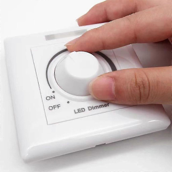 0-10V LED Dimmerbryter Erstatning Justerbar Lysstyrke LED Dimmer