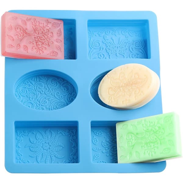 Silikone sæbeform, sæbeform, silikoneforme, pander, småkager, chokolade, kager, sæbe, gør-det-selv-håndværk