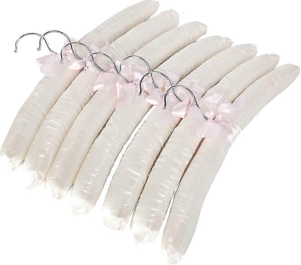 Polstrede farvede bøjler i satin, meget modstandsdygtige, 38 cm, 10 stk.