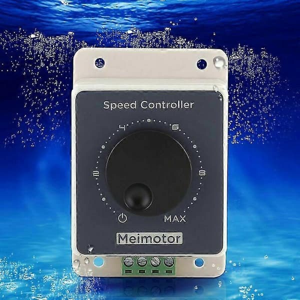12V Motorhastighedsregulator, Vandtæt PWM Motorhastighedsregulator Pulsbreddemodulator