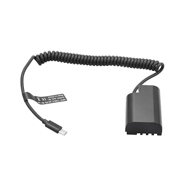 DMW-BLF19 Dummy Batteri DCC12 PD USB-C Kobler til GH3 GH4 GH5 GH5S