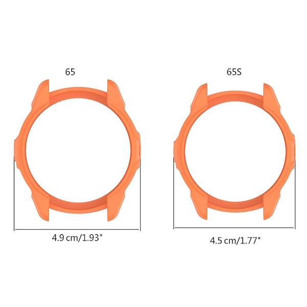 Ultratunt Skal Reptåligt Hölje för Forerunner265/265S Smartwatch Black 265S