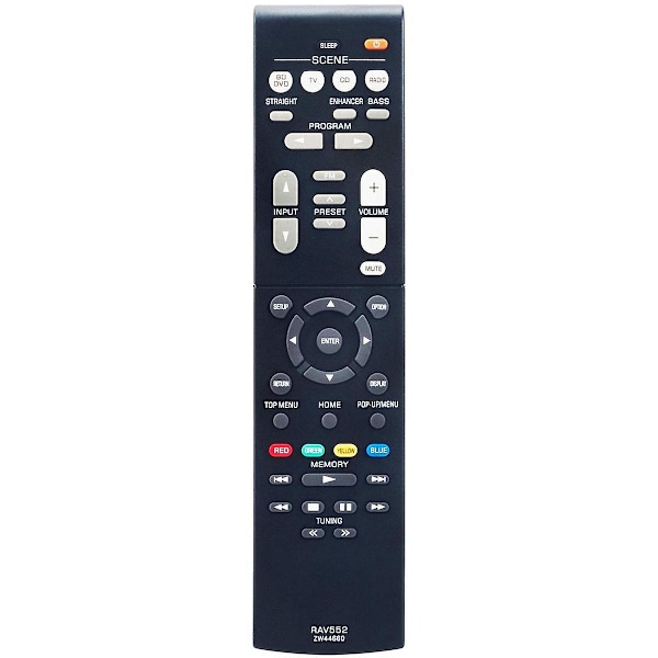 RAV552 Korvaava kaukosäädin AV-vastaanottimelle RX-V379 RX-V479 RX-V579 RX-V381 RX-V383 RX-V385 -3068