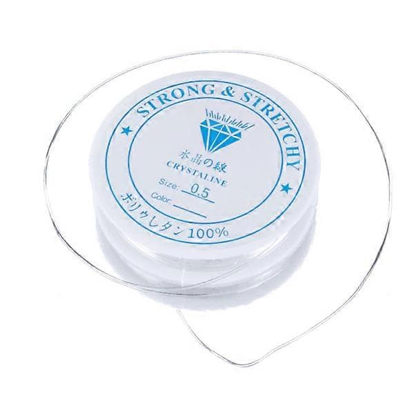 2-pakning Transparent elastisk tråd for smykkelaging