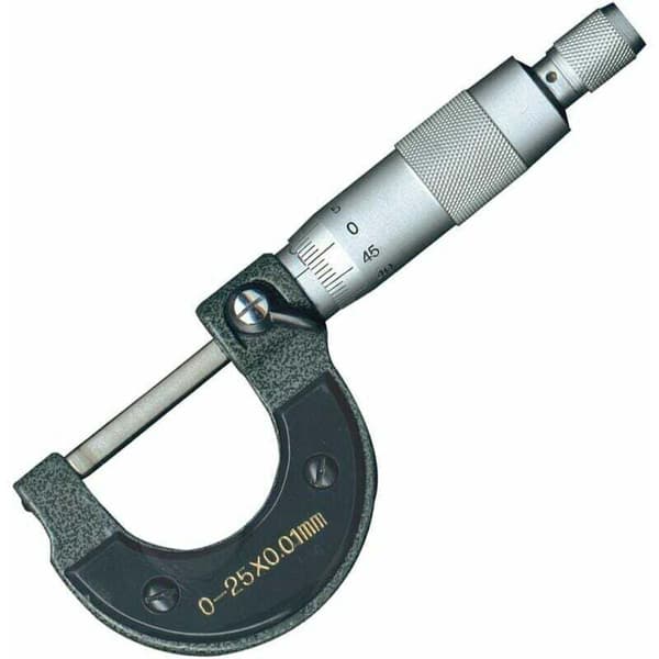 25 mm utvendig mikrometer