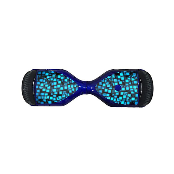 Selvbalanserende elektriske sparkesykler Skin Hover Board Klistremerke Selvbalanserende beskyttende PVC Skin Dekal Cover - 6,5 tommer (Blå)