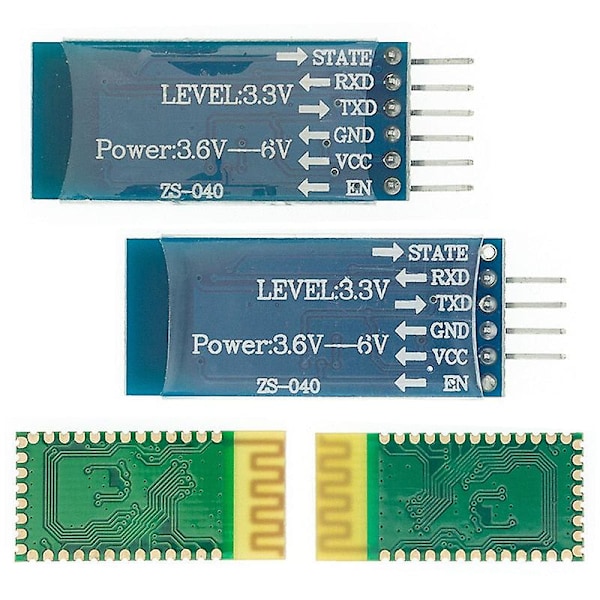 Hc-05 Hc 05 Hc-06 Hc 06 Rf Trådløs Bluetooth Transceiver Slave Modul Rs232 / Ttl Til Uart Konverter Og Adapter Til Arduino Hc-06 chip
