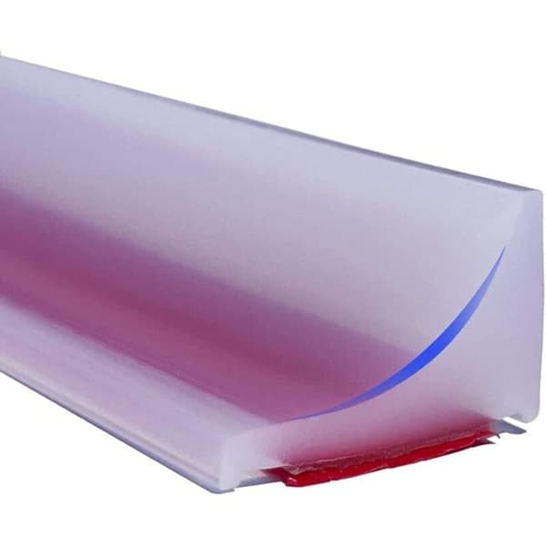100 cm Transparent Brusebarriere - Anti-overløb til Walk-in Brusere