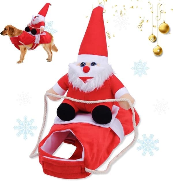 Kæledyrskostumer, julemandskostumer, jul, hundekostumer
