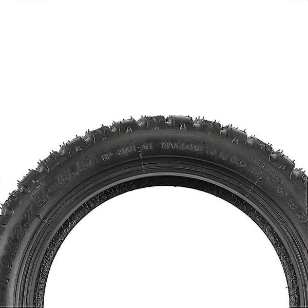 10 Tum 10X2.75-6.5 Vakuumdäck 10X2.75-6.5 Bredare Slanglöst Däck för Speedway 5 Dualtron 3 Skoter T