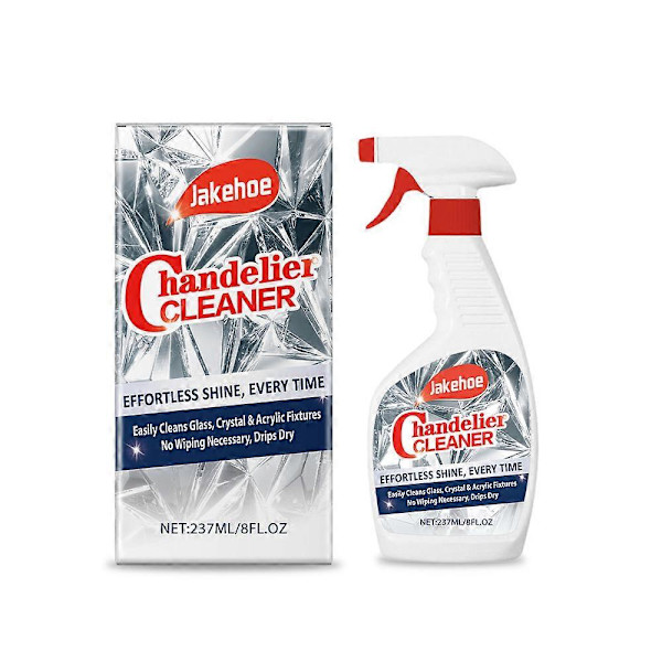 Lyktskrona Rengöring Drip Dry Spray, Ingen Torkning Dammborttagare för Lyktskrona 237ml