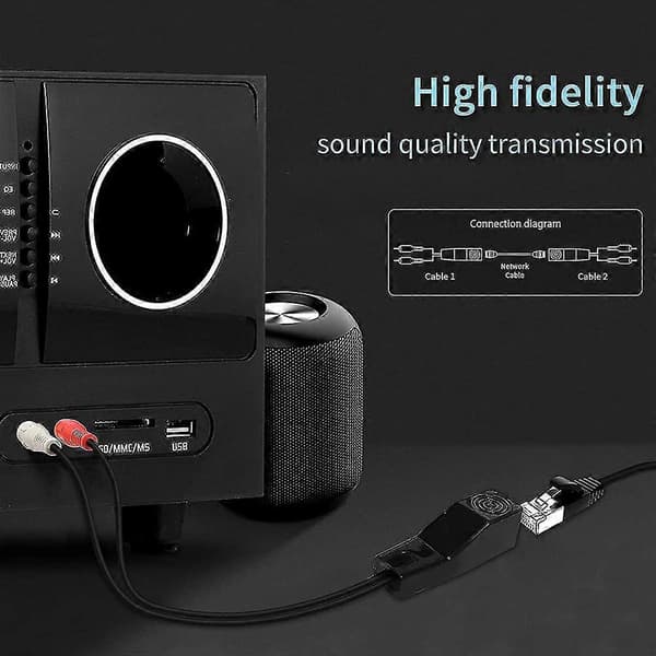 JUNSUNMAY USB A Naaras - RJ11 6P2C -sovitin Mini-muunnin (EI RJ9-luuriporttiin)