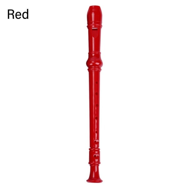 Lång flöjt sopranblockflöjt Red