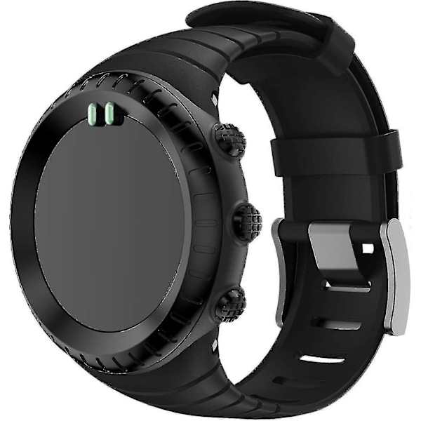 Suunto Core Rem, Erstatningsklokkereim i Gummi For Suunto Core Ss014993000. F1201 black