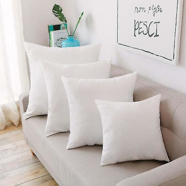 35X35cm Indvendig Fyldning Bomulspolstret Pude Blød Pudekerne Til Hjem Sofa Bil