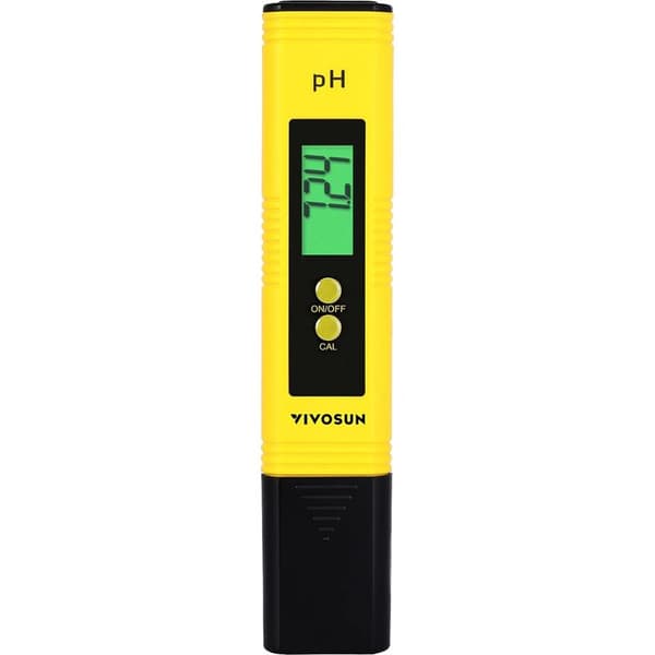 Digital pH-måler, høypresisjons penn-type pH-tester (0,01 pH) for hydroponikk, hjemmebrygging og svømmebasseng.