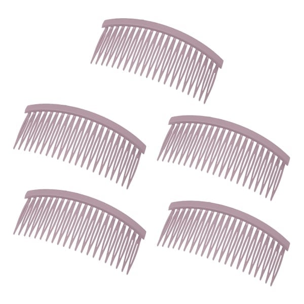 5-pack Damkammaccessoarer för kvinnor, brudkammar, 21 tänder Style 6