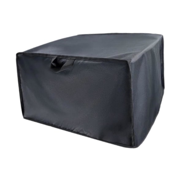 Dammskydd för skrivare Oxfordtyg Lätt att förvara Svart Skydd Praktisk Premium Vikbar Skrivartillbehör Vattenresistent 46cmx38cmx21cm