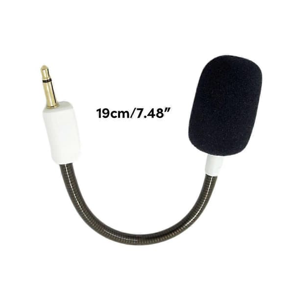Avtakbar 3,5 mm bommikrofon for BlackShark V2, V2Pro headset mikrofon Plug & Bruk