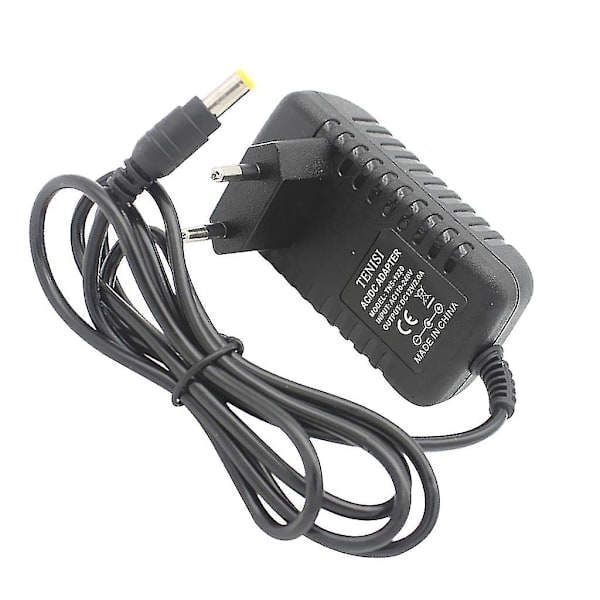 AC/DC 12V 1A Strømadapterlader EU-plugg for LED Strip Light CCTV