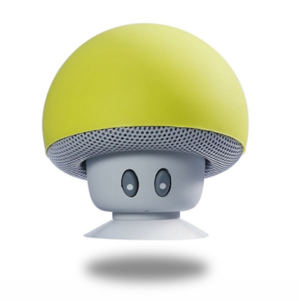 Kannettava Mini-sieni-muotoinen kaiutin Langaton Bluetooth-ääni kaikille puhelimille Yellow