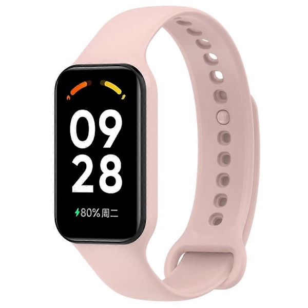 Integreret silikone urrem til Redmi Band 2 Light Pink