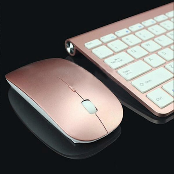2.4 GHz:n erittäin ohut langaton näppäimistö- ja hiiriyhdistelmä USB-vastaanottimella PC Win -käyttöön