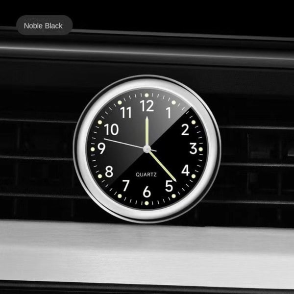 Bilklocka Kvartsklocka Black