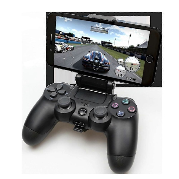 Tyyppi A PS4-ohjaimen puhelinpidike, kiinnike, etäkäyttö, säädettävä puhelinpeli-kiinnike