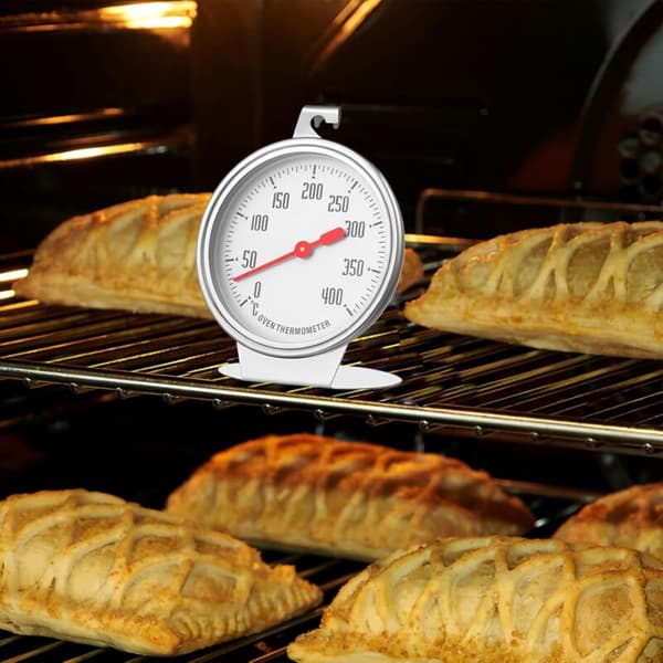 Ovntermometer, indendørs termometer, digitalt termometer, til madlavning, grill og bagning (0-400°C)