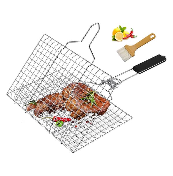 Grill för grillning, burk för persilja, för kött, grönsaker och fisk