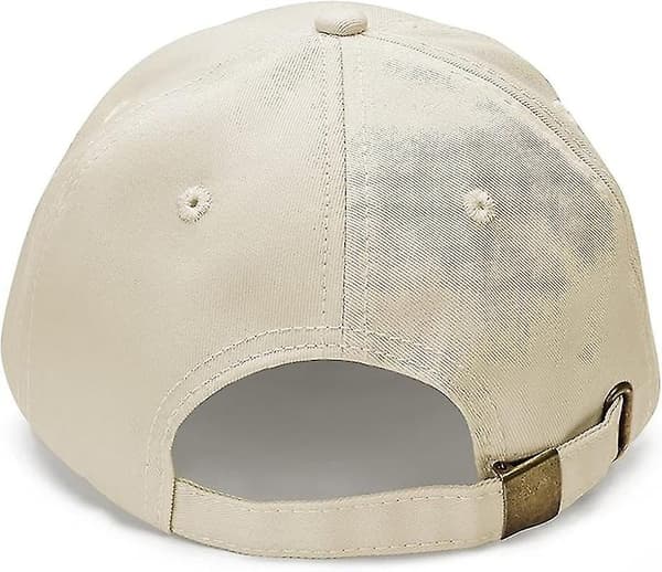 Baseballcaps Herre Dame Caps Justerbar Baseboard Baseballcaps Hatt Utendørs Baseballcaps khaki
