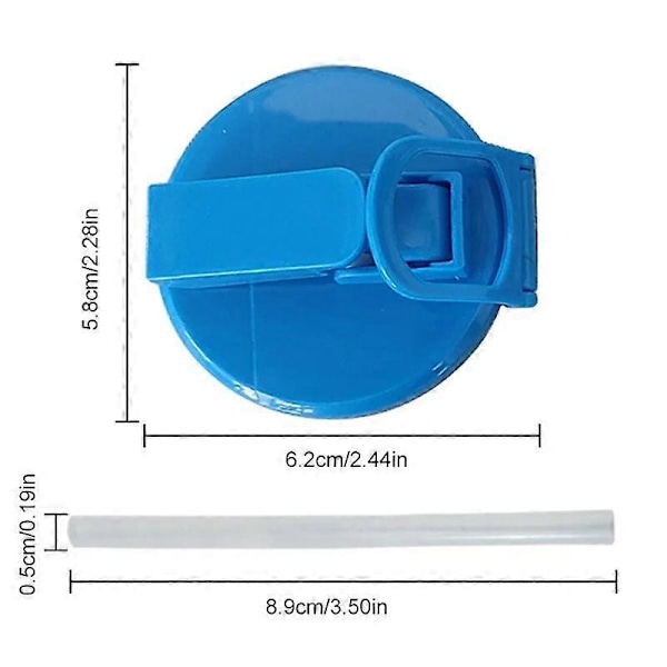 4-pack 4 Färg Soda Burk Lock med Sugrör, Silikon Sugrör Soda Burk Skydd, Sugrör Soda Burk Lock, Återanvändbar för Burk