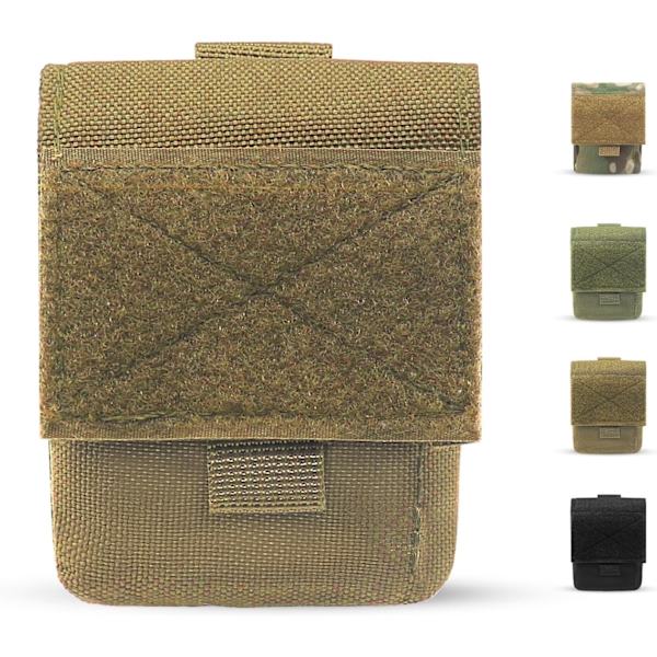 Taljetaske, Nylon EDC-pose Lommeorganisator, Lille Universal Udendørs Bæltetaske til Små Værktøjer, Khaki