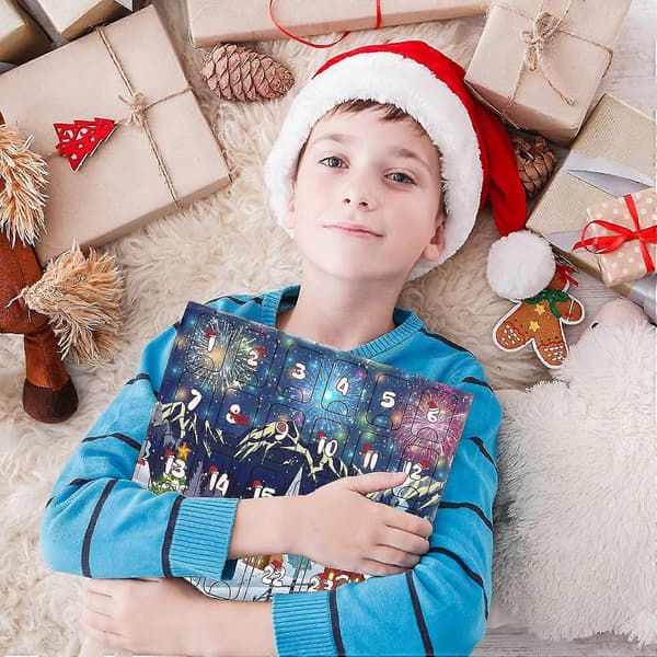 Pussel Adventskalender 2023 Pusselspel för Barn Vuxna Julkalender Pojkar Flickor