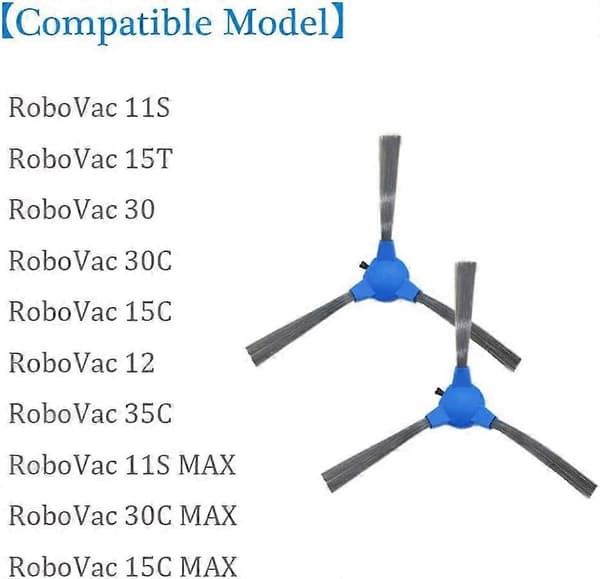 Sidebørste Udskiftning til Eufy RoboVac 11S 15T 30 30C 15C 12 25C 35C Robot Støvsuger Dele Tilbehør