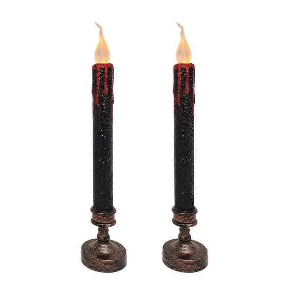 2025 2 stk. morsomme lysformede dekorative lamper elektriske lys Halloween-dekor