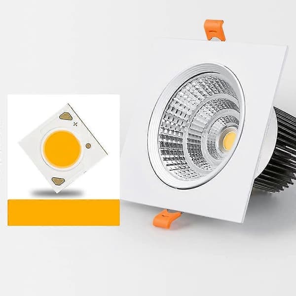 Spotlight LED Vattentät Brandsäker Down Light, 7w LED Infälld Takbelysning Kallvit 6000k 75mm Hålstorlek För Bastu Ångbad Kök Ba