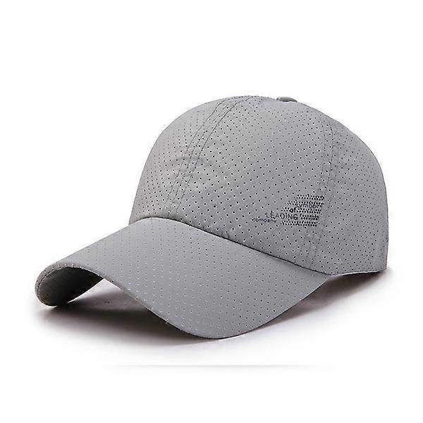 Mode Tilbehør Unisex Baseball Mesh Cap Sommer Cap Broderet Baseball Cap dark grey