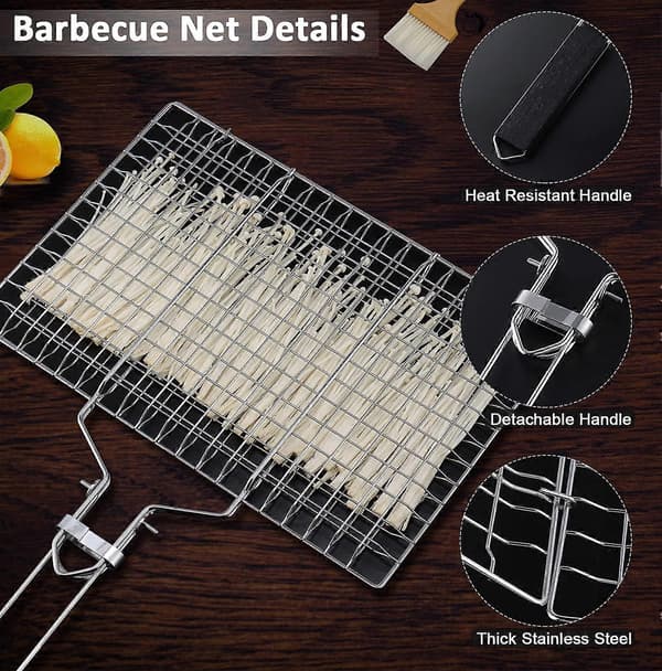 Grill för grillning, burk för persilja, för kött, grönsaker och fisk