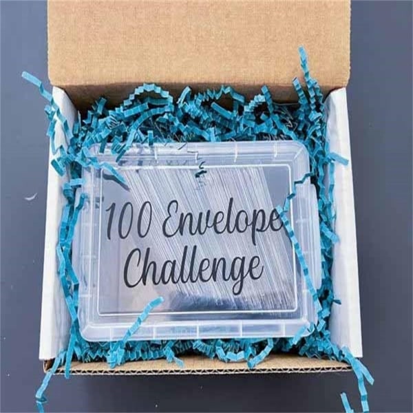 100 kuvert Utmaningsbox Set Sparutmaningar Budgetbox
