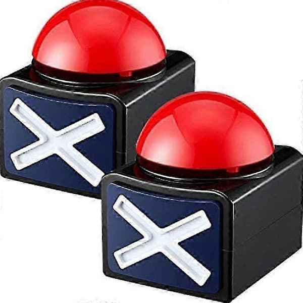 Spil Svar Buzzer Alarmknap Med Lyd Lys Trivia Quiz Got Talent Buzzer/YY
