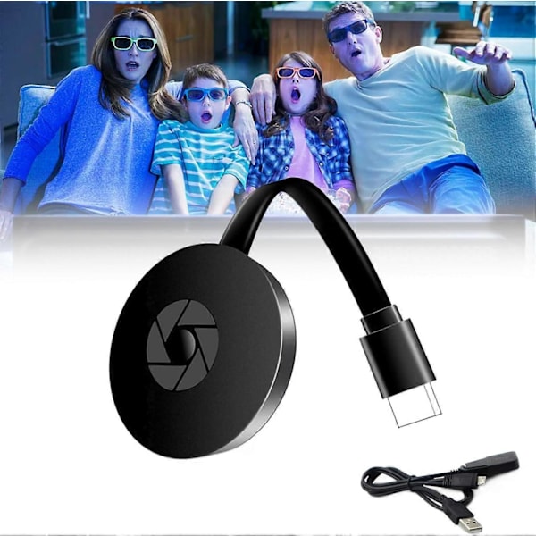 Seurico TV Box, uusi TV-lähetyslaite 2024, 1080P langaton HDMI-näyttöadapteri, 4K WiFi -näytön peilaus suoratoistolaite iOS Androidille 1pcs