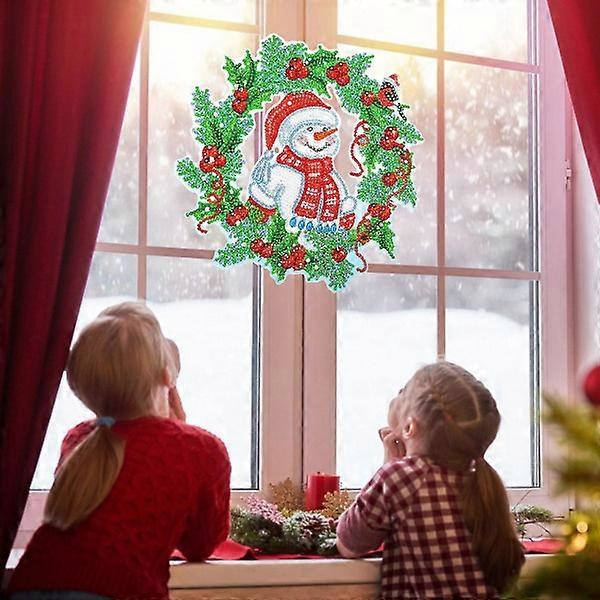 Jul DIY diamantritning duk set målning dekoration hus dekorationstillbehör