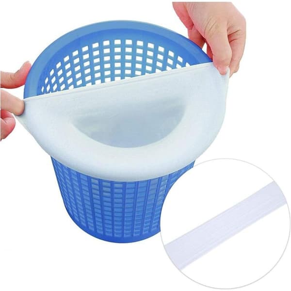 10-pack poolskimmerstrumpor - Tillverkade av slitstark elastisk nylon - För filtrering av löv, gräs, hår, mossa och annat skräp