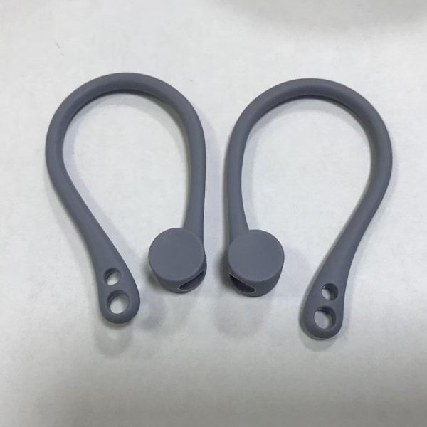 AirPods-krokar Öronkrokar Silikon Öronkrokar Gray-blue