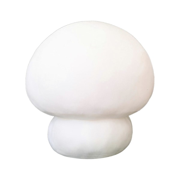 NYHET! Søt sopp-pute i mykt plusj - Koselig sopp-pute for klemmekos white 30cm