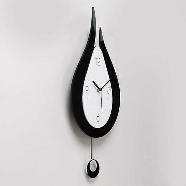 Tysta Väggklockor Vattendroppar Swing Väggklocka Modern Design Nordisk Stil Vardagsrum Väggklockor Mode Kreativ Sovrum Väggklocka